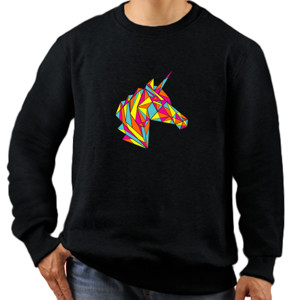 Jaket Sweater Geometric Unicorn