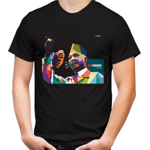 Kaos WPAP - Soekarno pop art style