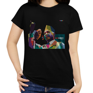 Kaos WPAP - Soekarno pop art style