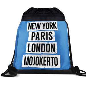 Tas Serut NEW YORK PARIS LONDON + KOTA ANDA 2