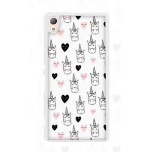 Unicorn pattern with hearts Casing HP
