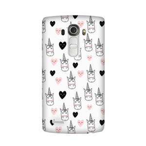 Unicorn pattern with hearts Casing HP