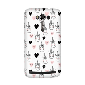 Unicorn pattern with hearts Casing HP
