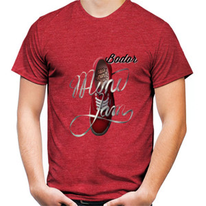 Kaos Pria TWO tone - RED mango