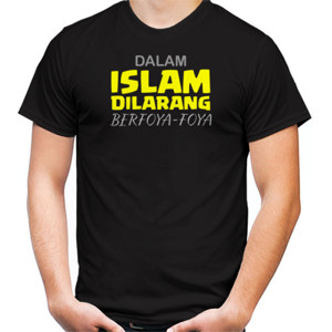 Kaos dalam islam dilarang berfoya-foya