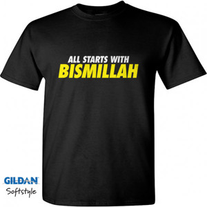 Kaos Kaos Muslim All Starts With Bismillah