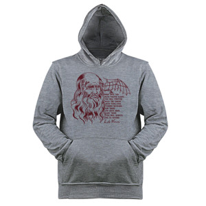 Jaket Hoodie Da Vinci Quote