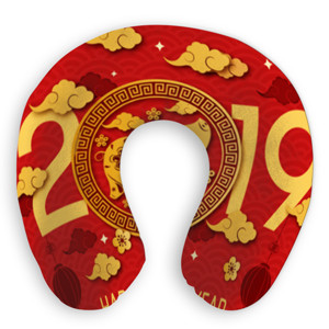Bantal Leher Tahun Baru 2019 