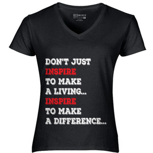 Kaos INSPIRE TO MAKE A DIFFERENCE