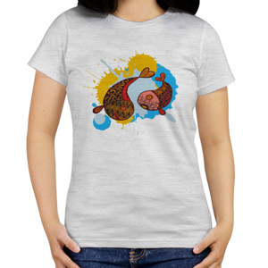 Kaos 2 Ikan Batik Splashing