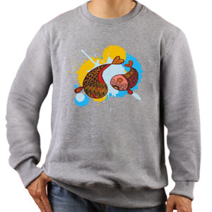 Jaket Sweater 2 Ikan Batik Splashing