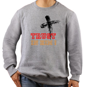 Jaket Sweater Trust in Him