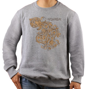 Jaket Sweater Zodiak - Aquarius Batik