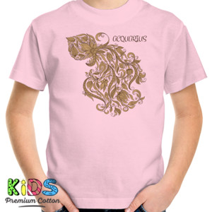 Kaos Zodiak - Aquarius Batik