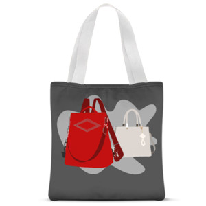 Tas Tote Fullprint Tas