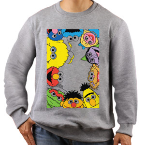Jaket Sweater Sesame Street