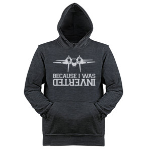 Jaket Hoodie Because I was Inverted