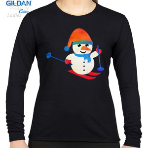 Kaos Cute Elegant Snowman - Kaos Cute Snowman Keren