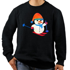 Jaket Sweater Cute Elegant Snowman - Kaos Cute Snowman Keren