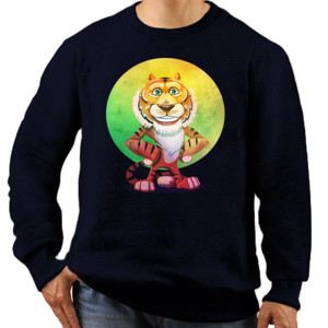 Jaket Sweater Cute Lion - Kaos Macan Keren