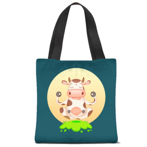 Tas Tote Fullprint HOLY COW