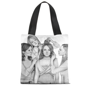 Tas Tote Fullprint Tote Bag Gadis Salon