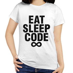 Kaos Eat Sleep Code 