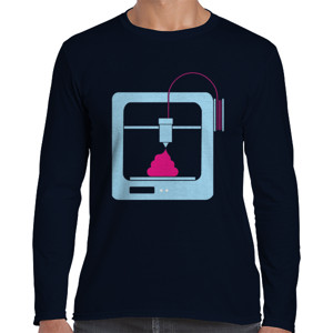 Kaos 3D Print F3ces T-Shirt