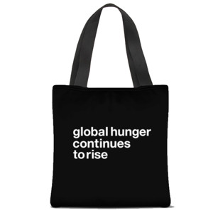 Tas Tote Fullprint global hunger
