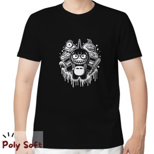 Kaos Premium - Graffiti Karakter Kartun