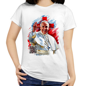 Kaos Wanita POPE FRANCIS 015