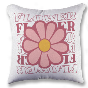 Bantal Motif Bunga 40x40 cm