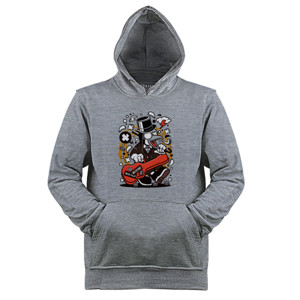 Jaket Hoodie Penguin Guitar