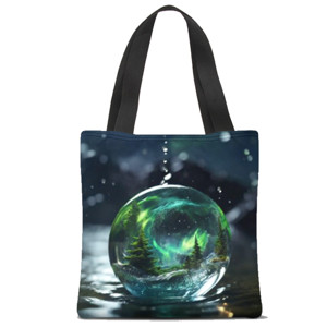 Tas Tote Fullprint aurora_scenery