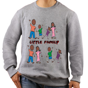 Jaket Sweater little family