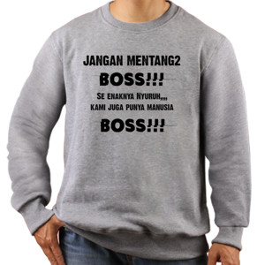 Jaket Sweater KAOS PRIA BOSS