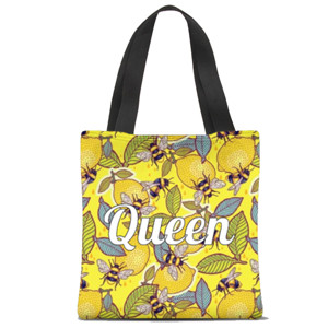Tas Tote Fullprint Queen Bee