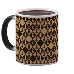 Mug Bunglon Background Catur