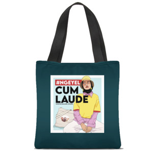 Tas Tote Fullprint Tooth Bag lucu #Ngeyelcumlaude