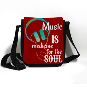 Tas Selempang Motivasi Music is Medicine