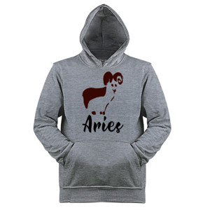 Jaket Hoodie Kaos pria zodiak aries