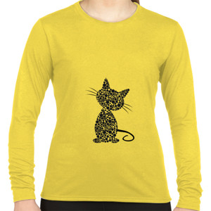 Kaos Kaos Kucing Polkadot