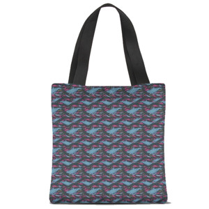 Tas Tote Fullprint The Whales