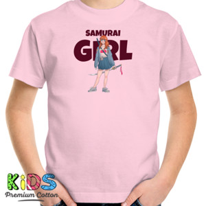 Kaos Kaos Cewe Tema Anime Jepang - Samurai Girl