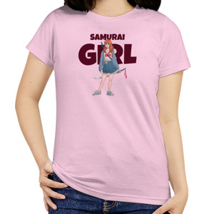 Kaos Kaos Cewe Tema Anime Jepang - Samurai Girl