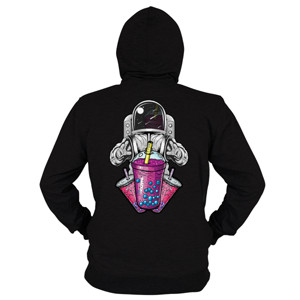 Hoodie Zipper boba of universe