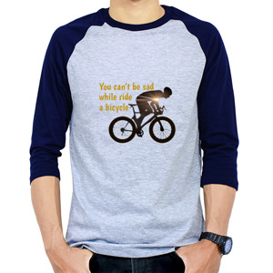 Kaos Raglan Sepeda/Gowes