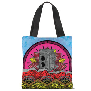 Tas Tote Fullprint Shooter Doodle