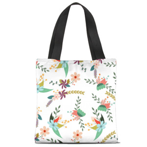Tas Tote Fullprint flower