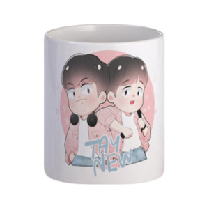 Mug Mug Putih Merchendise polca animasi